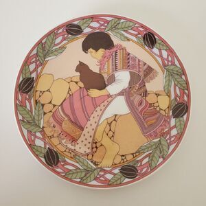 “Mexico” “Children of the World" 1984 Plate #6 Made In Heinrich Germany UNICEF